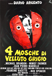 4 mosche di velluto grigio